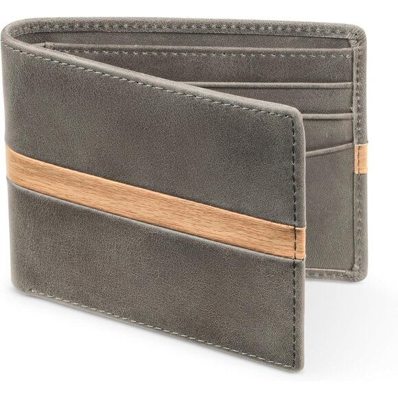 Men’s - Genuine Leather Slim Bifold RFID Wallet Gift for Men Packed in Stylish - Picture 1 of 7